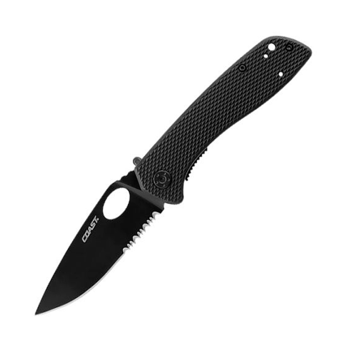 co-kcg006cp-coast-dx311-black-magic-liner-lok-bls-. Coast DX311 Double Lock Partially Serrated