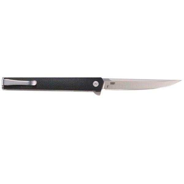 crkt-7097-crkt-ceo-flipper-black-grn-wsatin-blade-. CRKT CEO Flipper Black GRN w/Satin Blade Finish