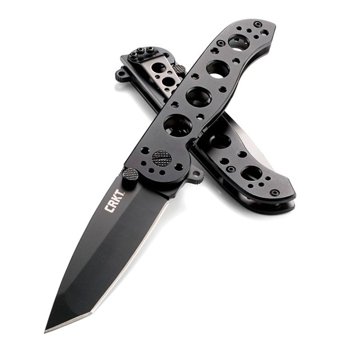 crkt-m16-02ks-crkt-m16-02-metal-hnd-frame-lk-001. CRKT M16-02KS Tanto Black Stainless Steel w/Black Oxide Blade Finish