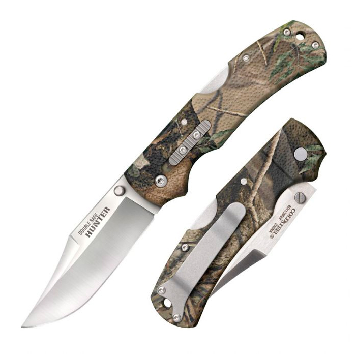 cs-23je-double-safe-hntr-camo-metal-pkt-clip-001. Cold Steel Double Safe Hunter Camo w/Stainless Steel Clip