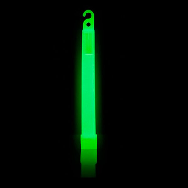 cy-sa8-08076bi-cyalume-snaplight-6in-grn-12hr-002. Cyalume Chemlight 6" Green Safety Light Stick - 12 Hr Duration