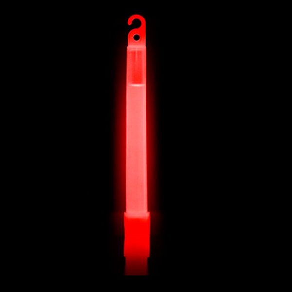 cy-sa8-08078bi-cyalume-snaplight-6in-red-12hr-002. Cyalume Chemlight 6" Red Safety Light Stick - 12 Hr Duration