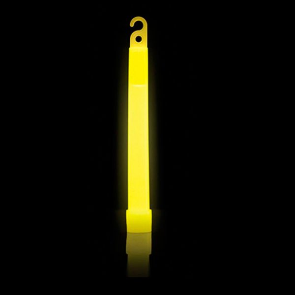 cy-sa8-08082bi-cyalume-snaplight-6in-yel-12hr-002. Cyalume Chemlight 6" Yellow Safety Light Stick - 12 Hr Duration