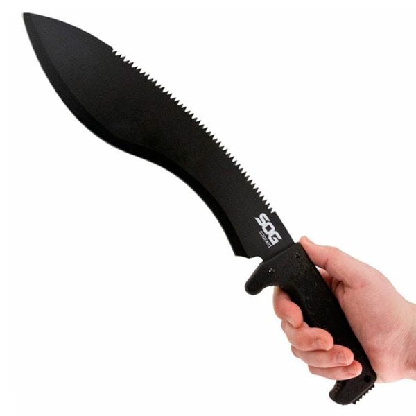 sog-mc11-n-kukri-machete-004. SOG SOGfari Kukri Machete 13" w/Nylon Sheath