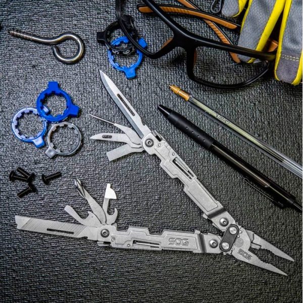 sog-pa1001-cppoweraccess-tool-bead-blast-w-pkt-cli. SOG PowerAccess Bead Blast Finish w/Pocket Clip