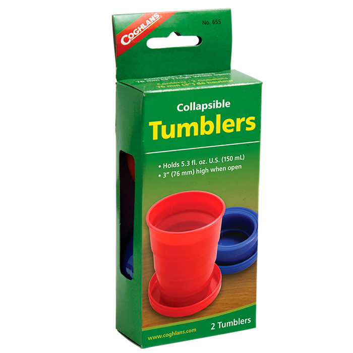 cog655-coghlan's-collapsible-tumblers-001. Coghlan's Collapsible Tumblers - Set of 2