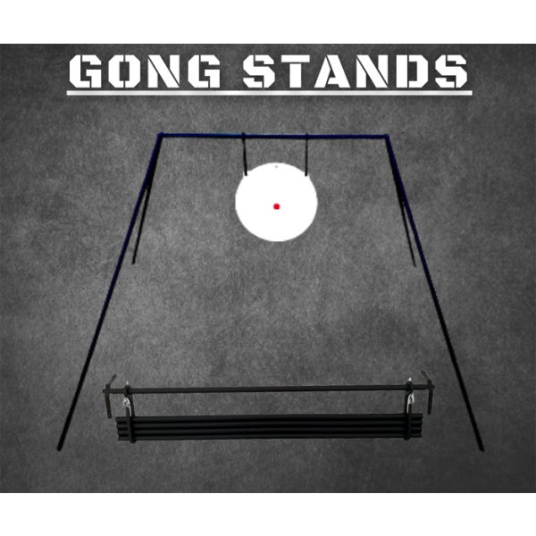 ar500-gong-stand-201. Steel Gong Target Stand Only - Collapsible (0.860w x 0.75H) Excludes Hooks & Gongs