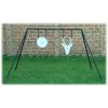 gong-target-stand---collapsible-with-2-x-hooks-007. AR500 Steel Gong Target Jackal Head 160x230x10mm (Front View)