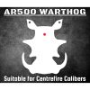 ar500-warthog-head-201. AR500 Steel Gong Target Warthog Head 319x400x10mm (Front View)