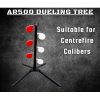 siproduct-46023-20800-0f08d1f0e61127b5c500b32de5ac7d4eb5ab1d89 ar500-centrefire-duelling-tree-201. AR500 Steel Dueling Tree Complete Set 1.2m - Centerfire (Stand + 6 Pedals 150x10mm)