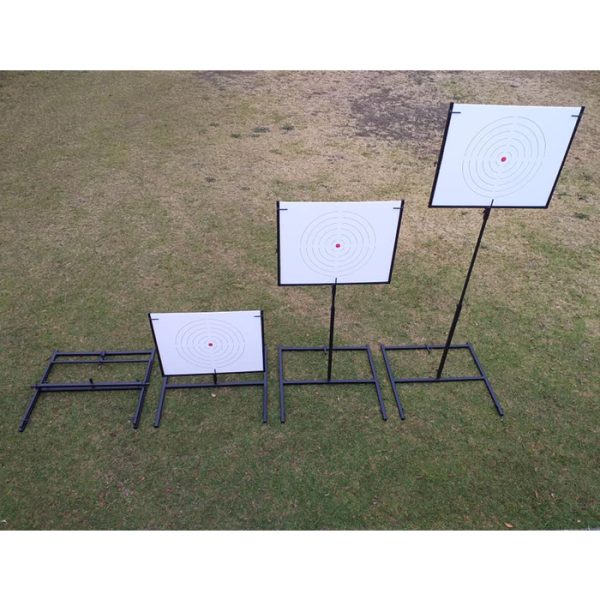 collapsible-target-stand-complete-005. Collapsible Cardboard Target Stand Complete 500x500x1100mm (IDPA/IPSC/NHSA Targets)