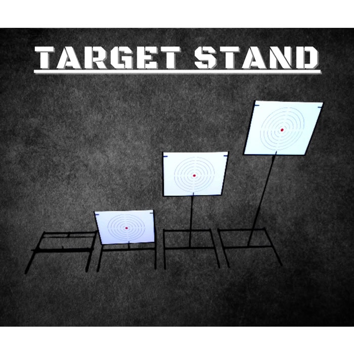ar500-target-stand-201. Collapsible Cardboard Target Stand Complete 500x500x1100mm (IDPA/IPSC/NHSA Targets)