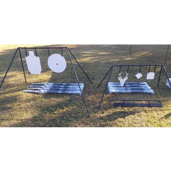 gong-target-stand---collapsible-with-2-x-hooks-011. AR500 Steel Gong Target - Square - Various