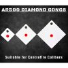 ar500-diamond-gongs-201. AR500 Steel Gong Target - Diamond - Various