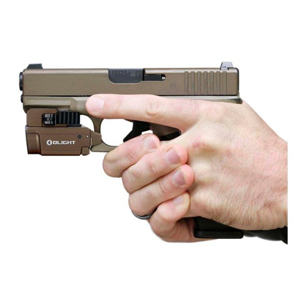 baldrrlmini-tn-olight-baldr-rl-mini-red-laser-600-. OLIGHT BALDR RL Mini Red Laser 600 Lumen Weaponlight - Tan