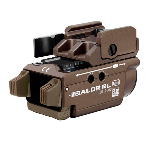 baldrrlmini-tn-olight-baldr-rl-mini-red-laser-600-. OLIGHT BALDR RL Mini Red Laser 600 Lumen Weaponlight - Tan
