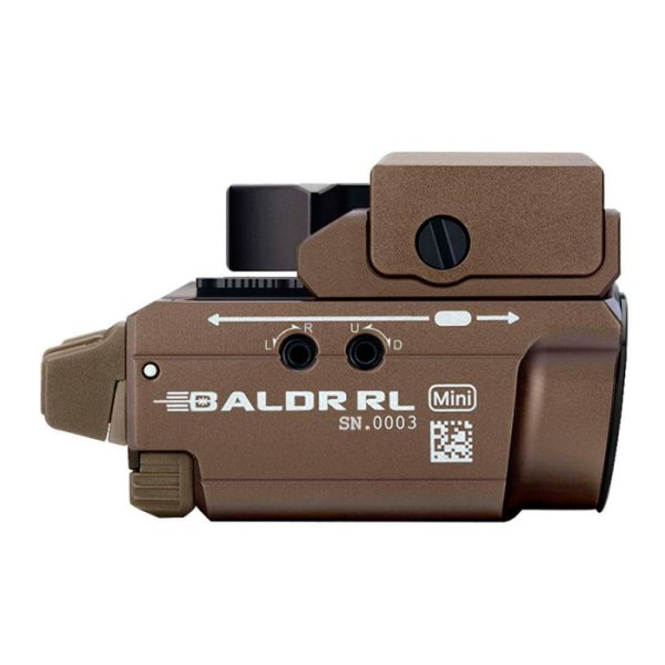 baldrrlmini-tn-olight-baldr-rl-mini-red-laser-600-. OLIGHT BALDR RL Mini Red Laser 600 Lumen Weaponlight - Tan