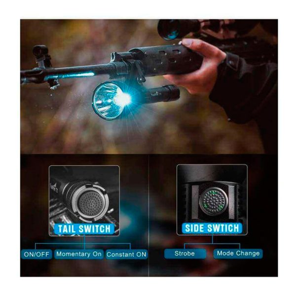 tft70hunt-trustfire-t70-2300-lumen-hunting-search-. Trustfire T70 2300 Lumen Hunting/Search Flashlight Bundle
