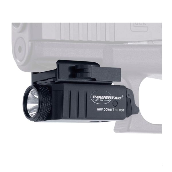 ptmarkmini-powertac-mark-mini-500-lumen-weaponligh. Powertac Mark Mini 500 Lumen Weaponlight - Black