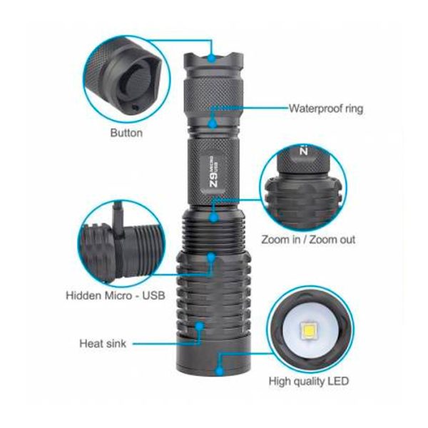 tfe11zoom-trustfire-z9-zoom-600-lumen-flashlight-0. Trustfire Z9 Zoom 600 Lumen Flashlight
