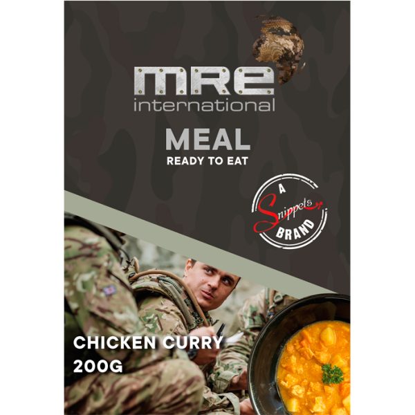 mre-chicken-curry-001. MRE Protein Meal Chicken Curry 200g