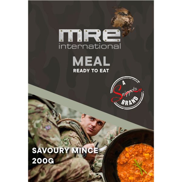 mre-savoury-mince. MRE Protein Meal Savoury Mince 200g