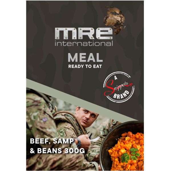 mre-individual-beef-samp-and-beans-001. MRE Protein Meal Beef Samp & Beans 300g