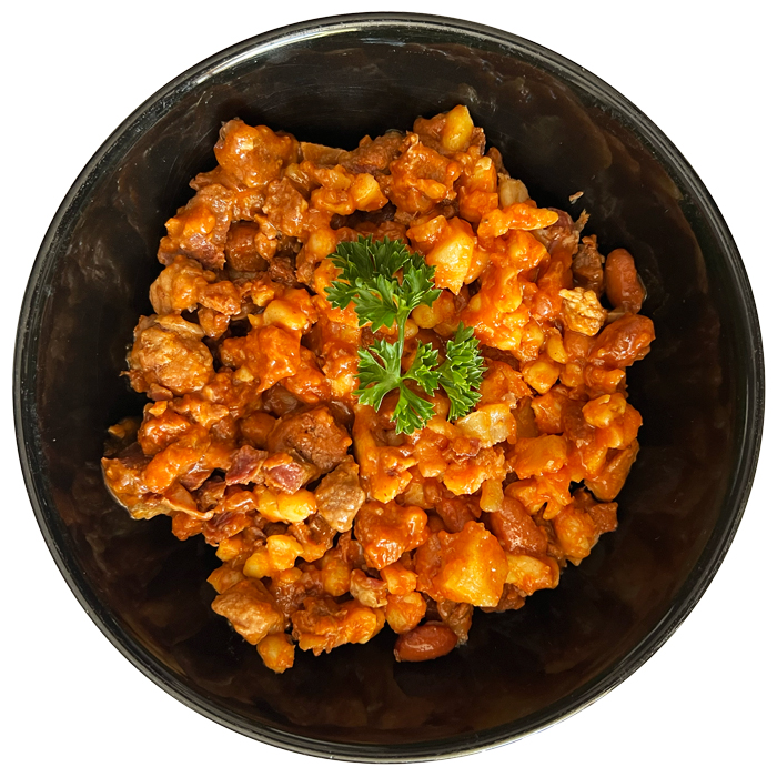 beef-samp-and-beans-001. MRE Protein Meal Beef Samp & Beans 300g