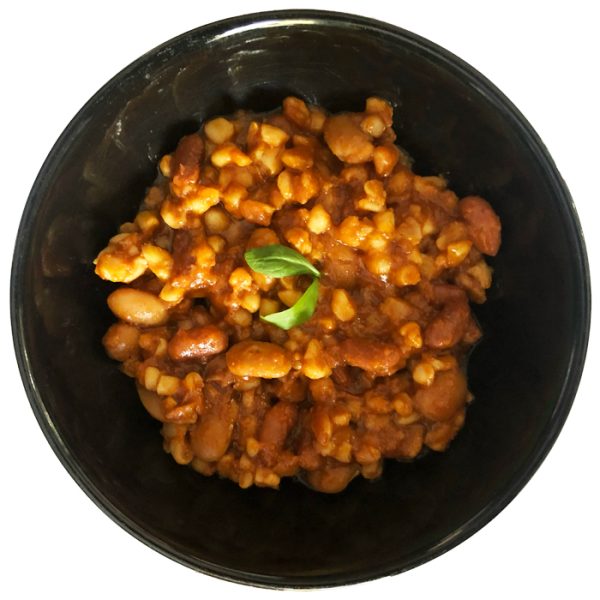 savoury-samp-and-beans-001. MRE Protein Meal Savory Samp & Beans 300g