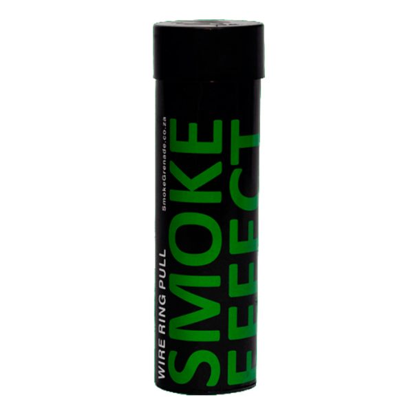 se-wp-smoke-canister---green-wht-bg. Smoke Effect Wire Pull Smoke Grenade - Green