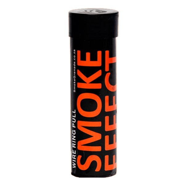 se-wp-smoke-canister---orange-wht-bg. Smoke Effect Wire Pull Smoke Grenade - Orange