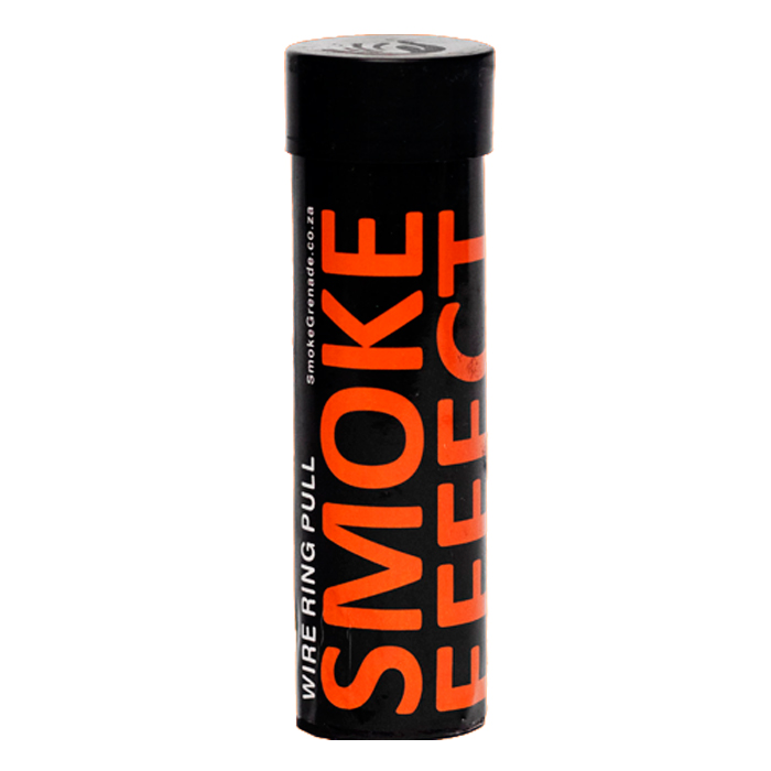 se-wp-smoke-canister---orange-wht-bg. Smoke Effect Wire Pull Smoke Grenade - Orange