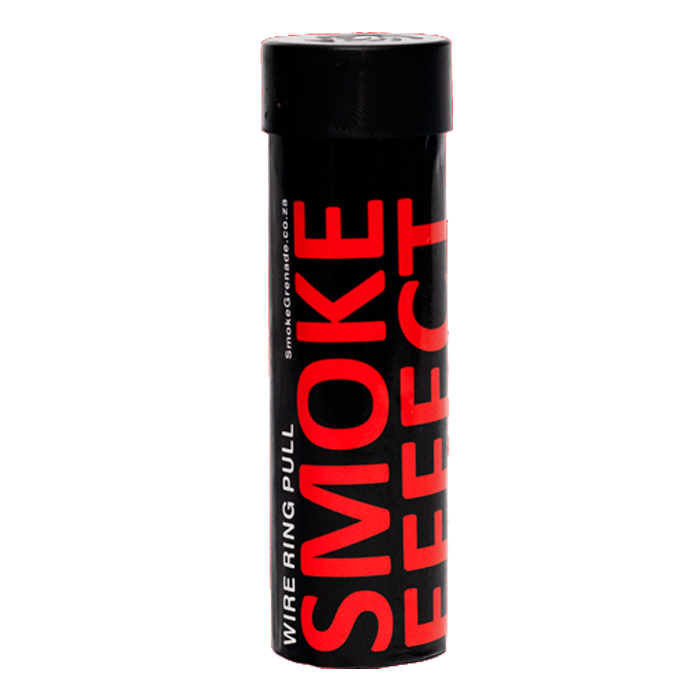 se-wp-smoke-canister---red-wht-bg. Smoke Effect Wire Pull Smoke Grenade - Red