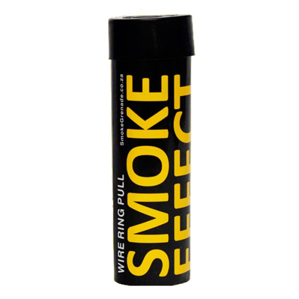 se-wp-smoke-canister---yellow-wht-bg. Smoke Effect Wire Pull Smoke Grenade - Yellow