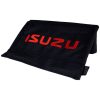 arm-rest-isuzu-black-001. DZI Vehicle Armrest - Black with Red "Isuzu"