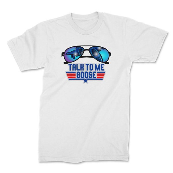 talk to me goose white 1. TON "Talk to Me Goose" Unisex Premium T-Shirt - White