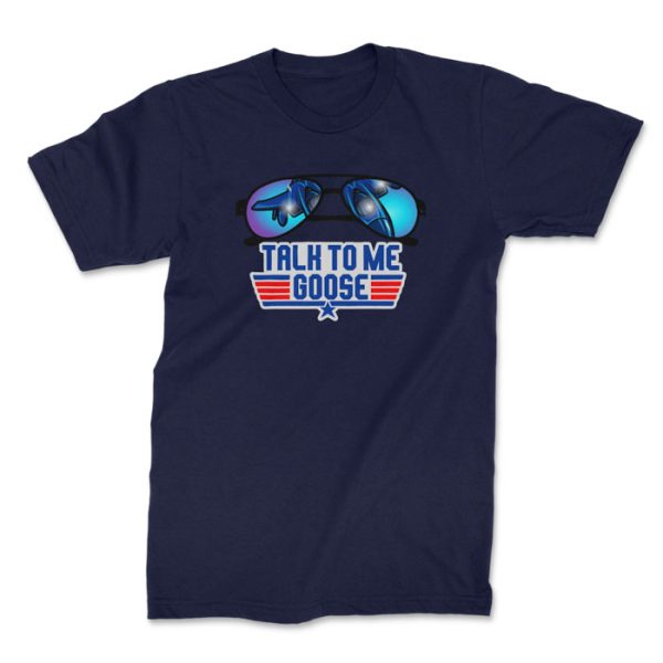 talk to me goose navy 1. TON "Talk to Me Goose" Unisex Premium T-Shirt - Navy