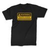 stupidity warning black 1. TON "Stupidity Warning" Unisex Premium T-Shirt - Black