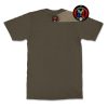 spartan olive 2-1. TON "SA Flag Spartan" Unisex Premium T-Shirt - OD