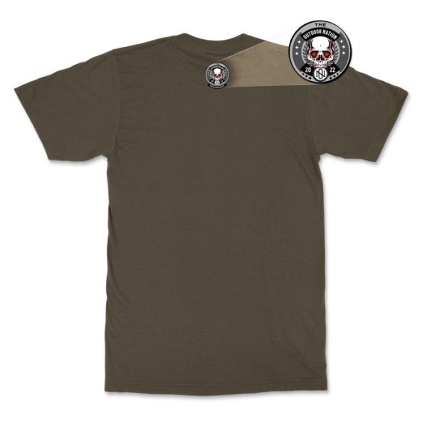 shit happens olive 2. TON "It Happens" Unisex Premium T-Shirt - OD