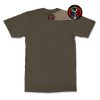 punisher sa flag olive 2-1. TON "SA Flag Punisher" Unisex Premium T-Shirt - OD