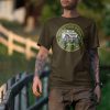 no road jeep olive 3. TON "No Road, No Problem - Jeep" Unisex Premium T-Shirt - OD