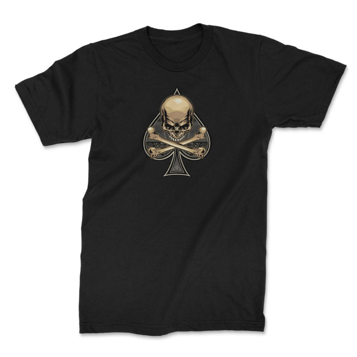 death spade - t-shirt black 1. TON "Death Spade" Unisex Premium T-Shirt - Black