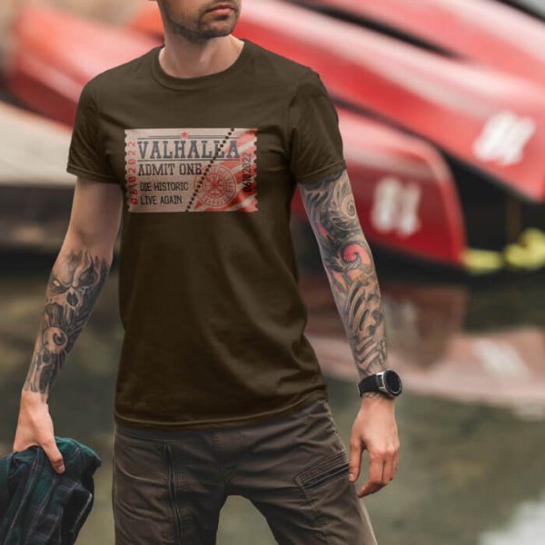 admit one lifestyle olive. TON "Admit One" Unisex Premium T-Shirt - OD