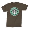 guns and coffee front olive. TON "Guns and Coffee" Unisex Premium T-Shirt - OD
