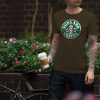 guns and coffee lifestyle olive. TON "Guns and Coffee" Unisex Premium T-Shirt - OD