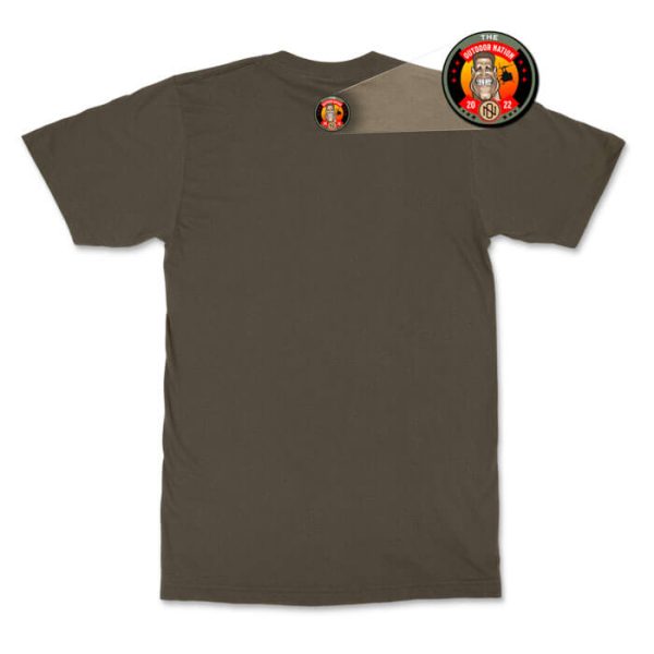 get to the choppa rear olive. TON "Get to the Choppa" Unisex Premium T-Shirt - OD