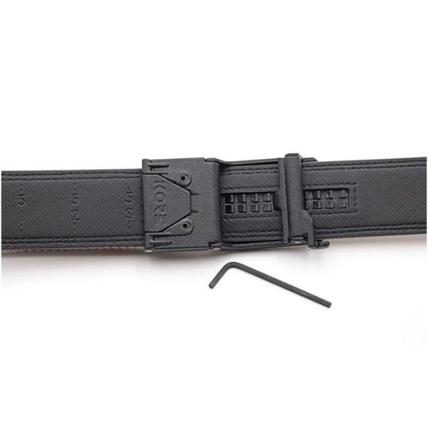 KEEDCX5COY #3. Kore EDC Reinforced Tactical Ratcheting Gun Belt with X5 Buckle - Coyote - 24" - 54"