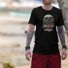 darkslide rose skull lifestyle. TON "Darkslide Skull Rose" Unisex Premium T-Shirt - Black