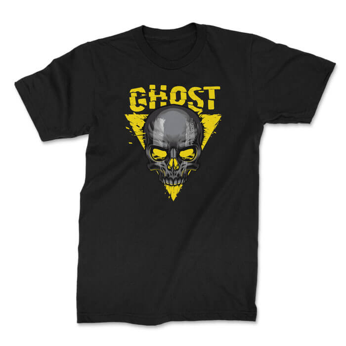 callsign ghost front black. TON "Ghost MW2" Unisex Premium T-Shirt - Black